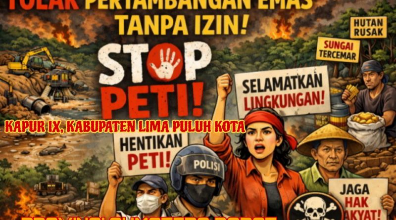 Praktik Upeti Tambang Emas Ilegal Mencuat di Kapur IX Kembali Disebut, Dugaan Beking Aparat dan Pasokan BBM Ilegal Menguat