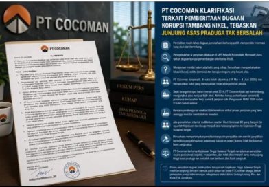PT Cocoman Klarifikasi Terkait Pemberitaan Dugaan Korupsi Tambang Nikel, Tegaskan Junjung Asas Praduga Tak Bersalah